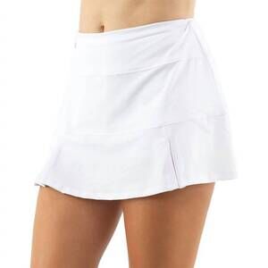 NEW CROSS COURT essentials pleated tennis skirt in white